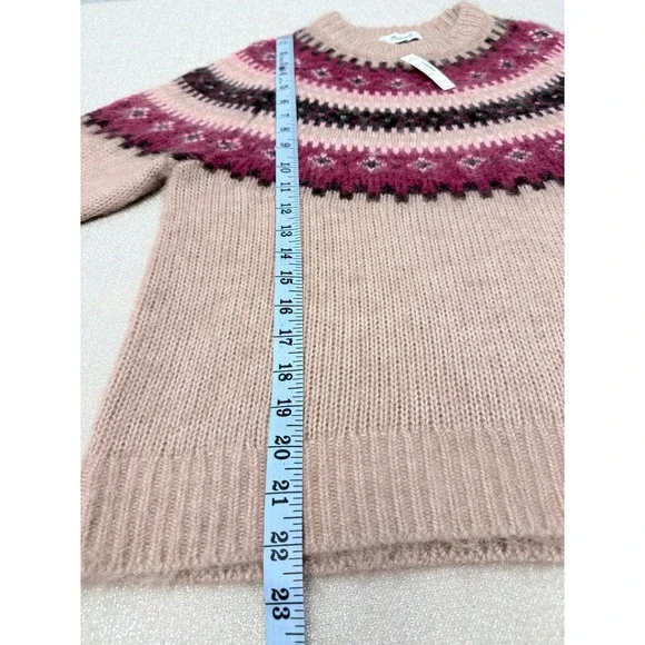 NWT Madewell Sz XXS Fair Isle Alpaca-Blend Sweater $168 - Picture 7 of 13